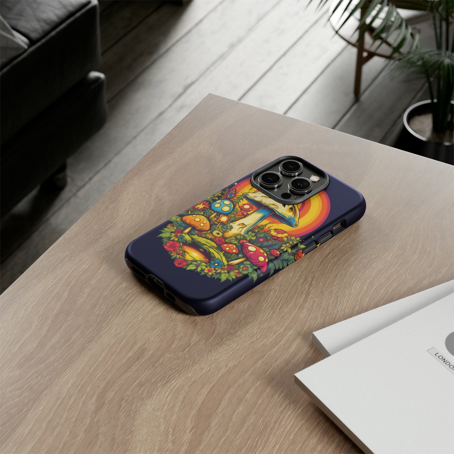 Psychedelic Art Mushroom Phone Case