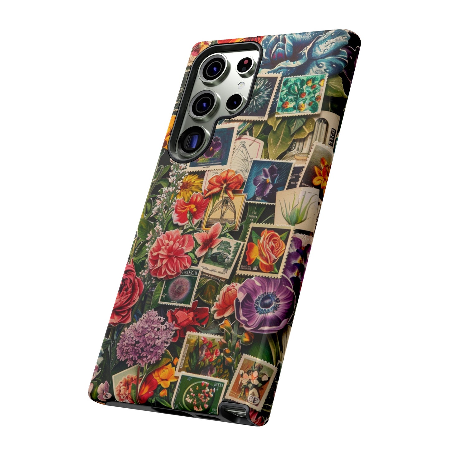 Vintage Floral Stamps Phone Case