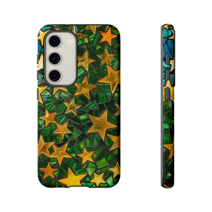 Green Celestial Stained Glass Mosaic Phone Case