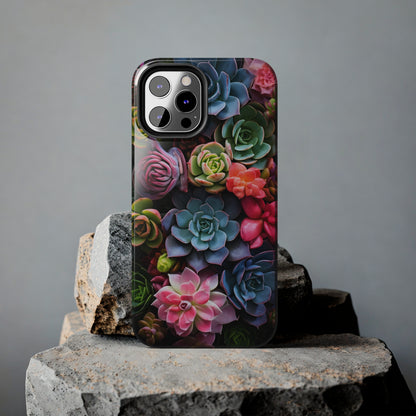 Succulent Desert Cactus Floral iPhone Case | Embrace the Beauty of Arid Elegance