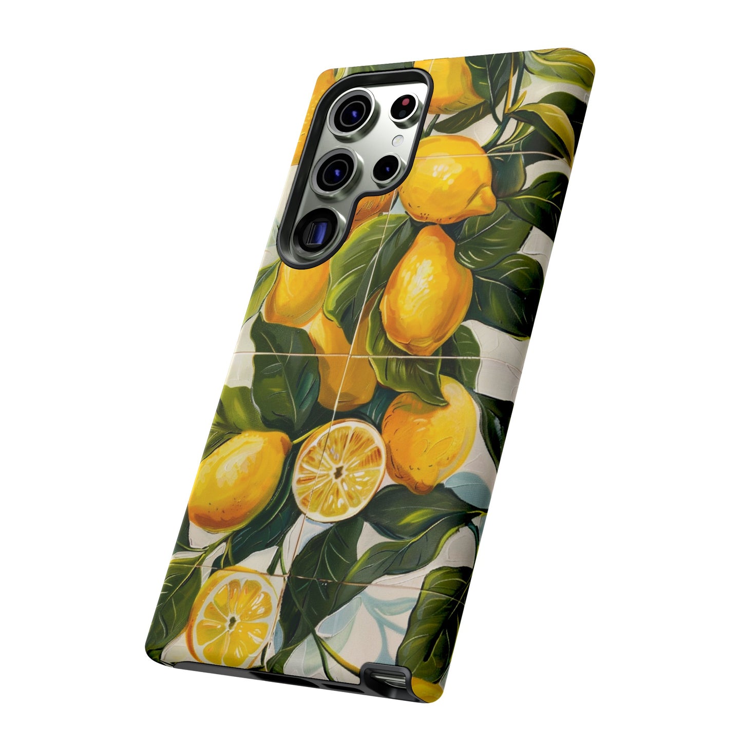 Mediterranean Lemon Italian Tile iPhone 14 Case