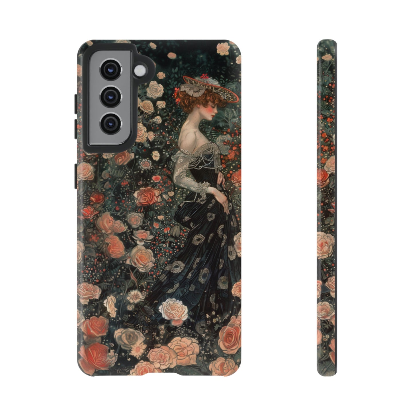 Art Nouveau French Floral Beauty Painting Phone Case