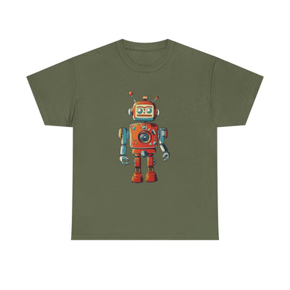 Vintage 60s Robot Toy Sci Fi T Shirt Retro Space Nerd Tee