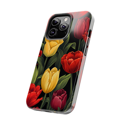 Tulip Floral Aesthetic iPhone Case | Embrace the Beauty of Nature in Full Bloom