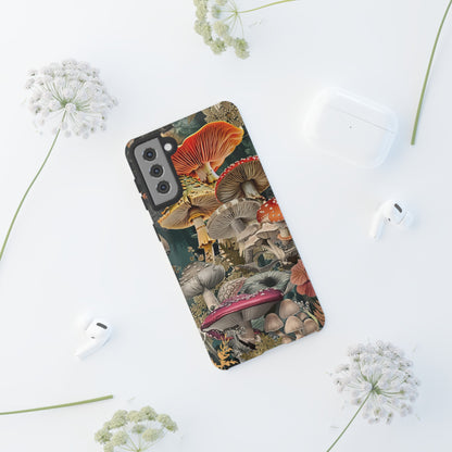 Vintage Illustration Mushroom Collage Phone Case