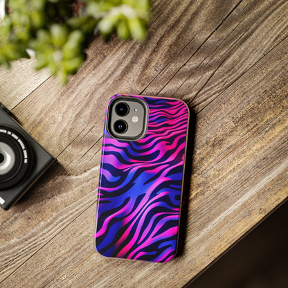 Wild Illusion: Trippy Tiger Stripes Mystique | Dynamic iPhone Case