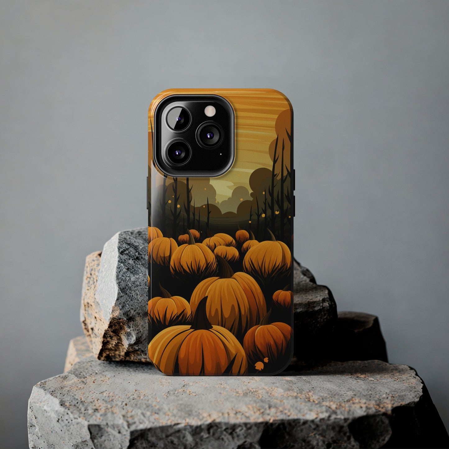 Halloween Fall Pumpkins iPhone Case | Embrace the Spooky Autumn Vibes