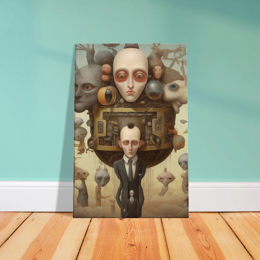 Surrealistic Business as Usual Canvas Art Print