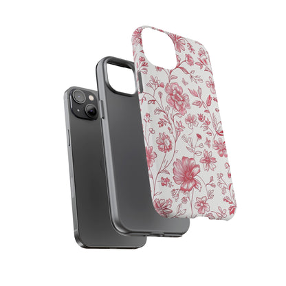 Pink Floral Wildflower Phone Case