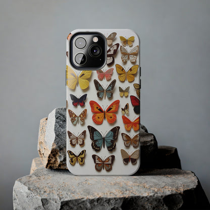 Elegant Embroidery: Delicate Butterfly iPhone Case – Crafted with Precision