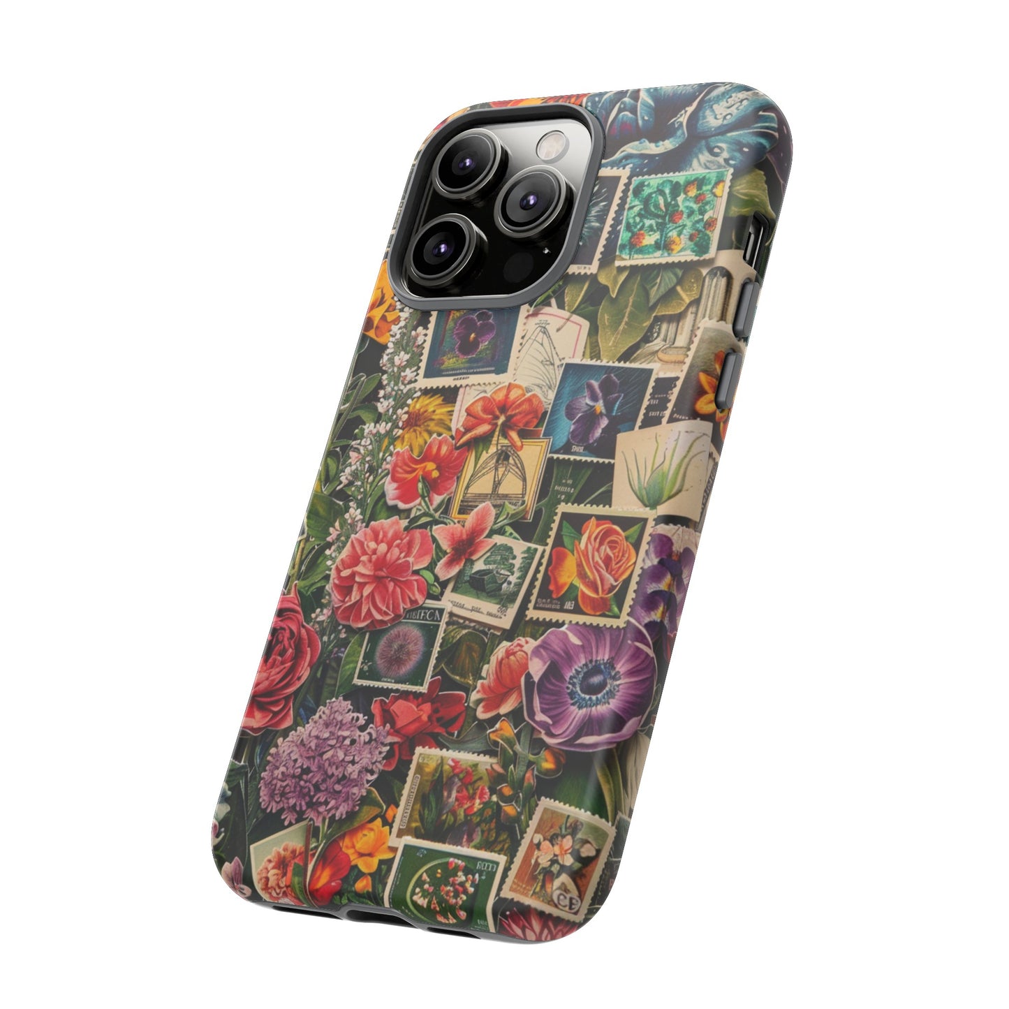 Vintage Floral Stamps Phone Case