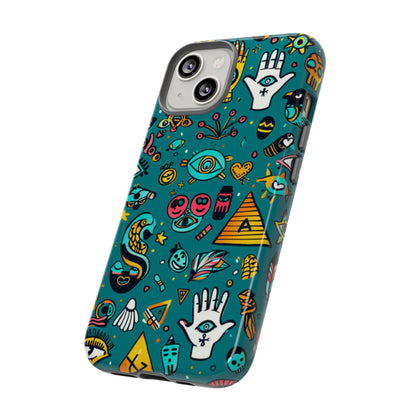 UFOs and Ancient Egypt Talisman Collage Phone Case