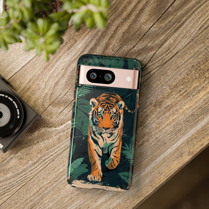 Retro Jungle Tiger Phone Case