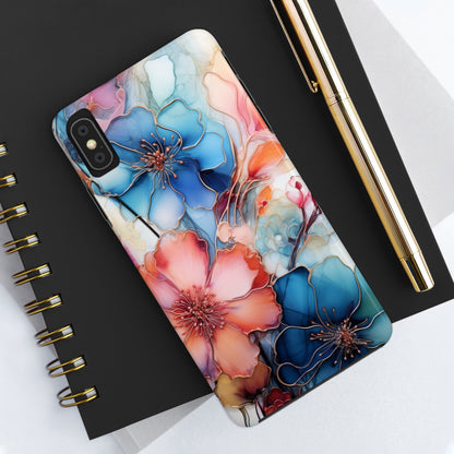 Marbled Watercolor iPhone Case | Embrace the Mesmerizing Multicolor Art