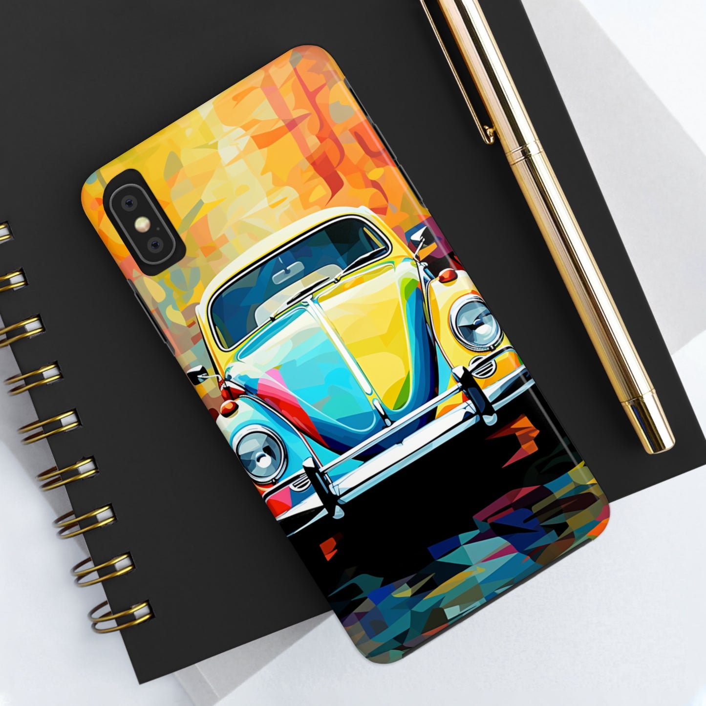 VW Bug Phone Case Retro iPhone Tough Case – Volkswagen beetle iPhone case