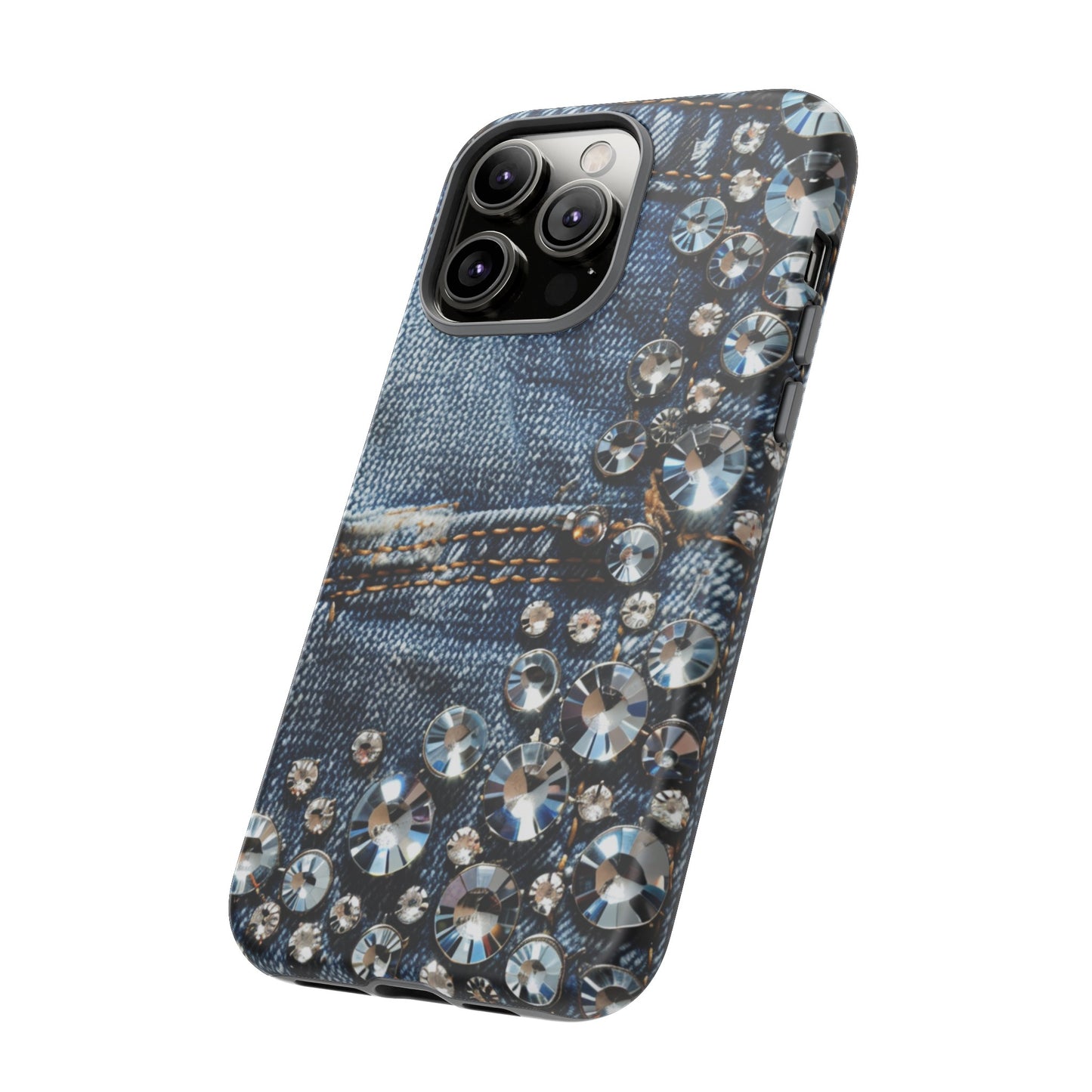 Blue Jean Queen Rhinestone Bling Phone Case