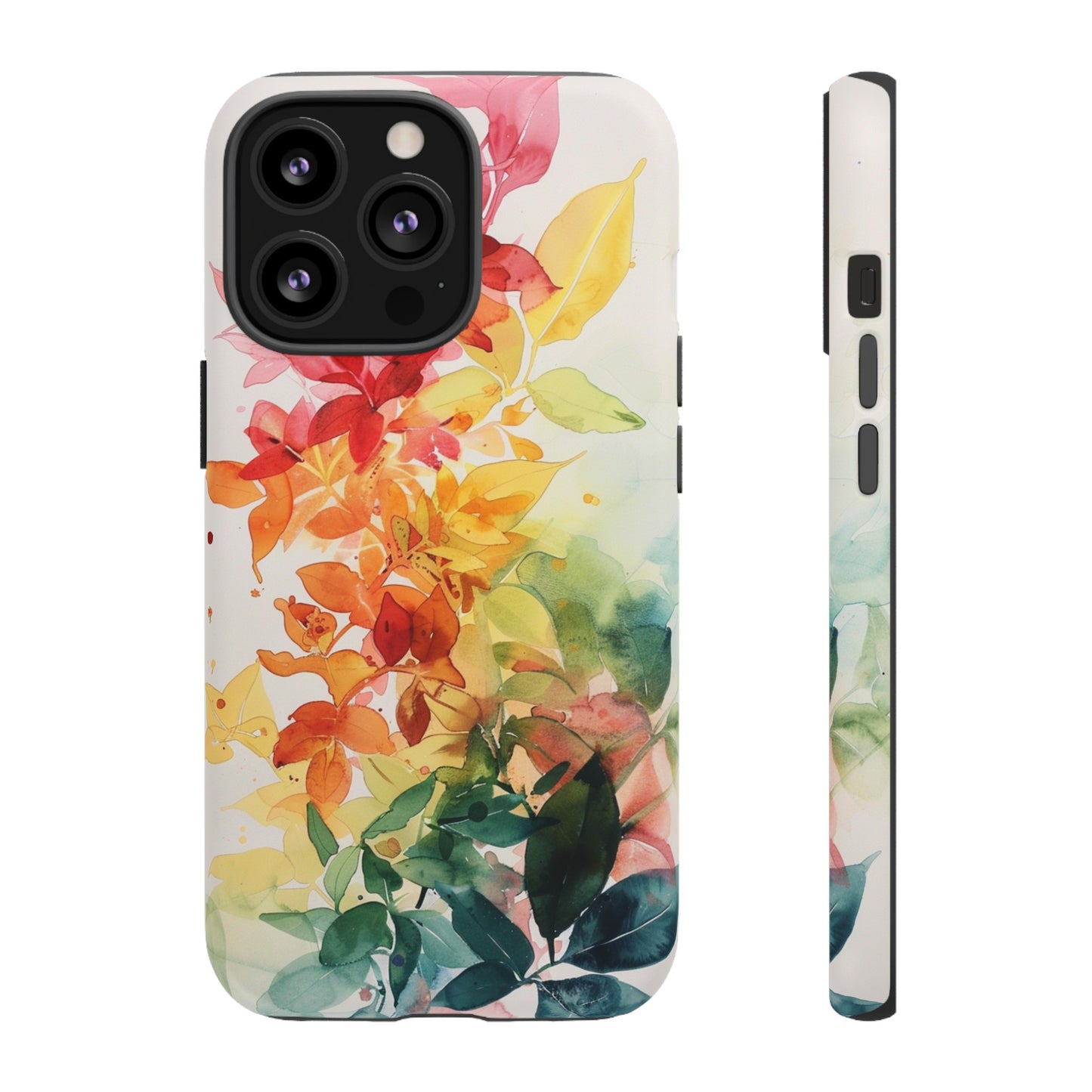 Floral Watercolor Painting iPhone 15 Case