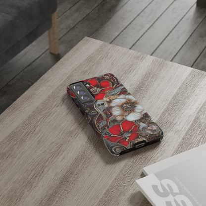 Stained Glass Floral Paisley Explosion Phone Case