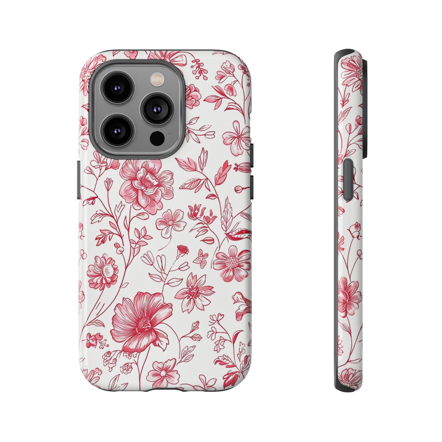 Pink Floral Wildflower Phone Case