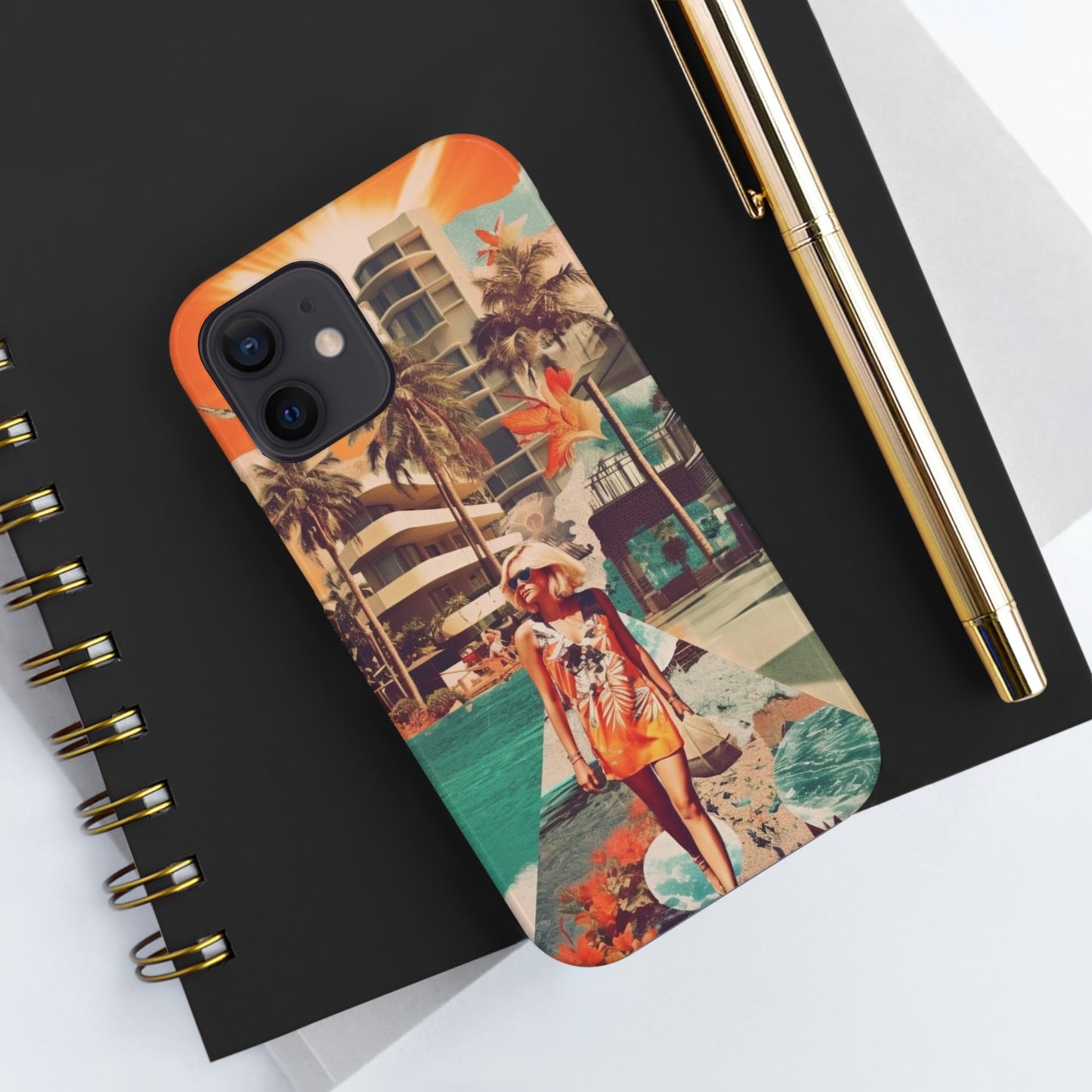 A Day at the Beach iPhone Tough Case | Embrace the Serenity of Coastal Living with Reliable Protection