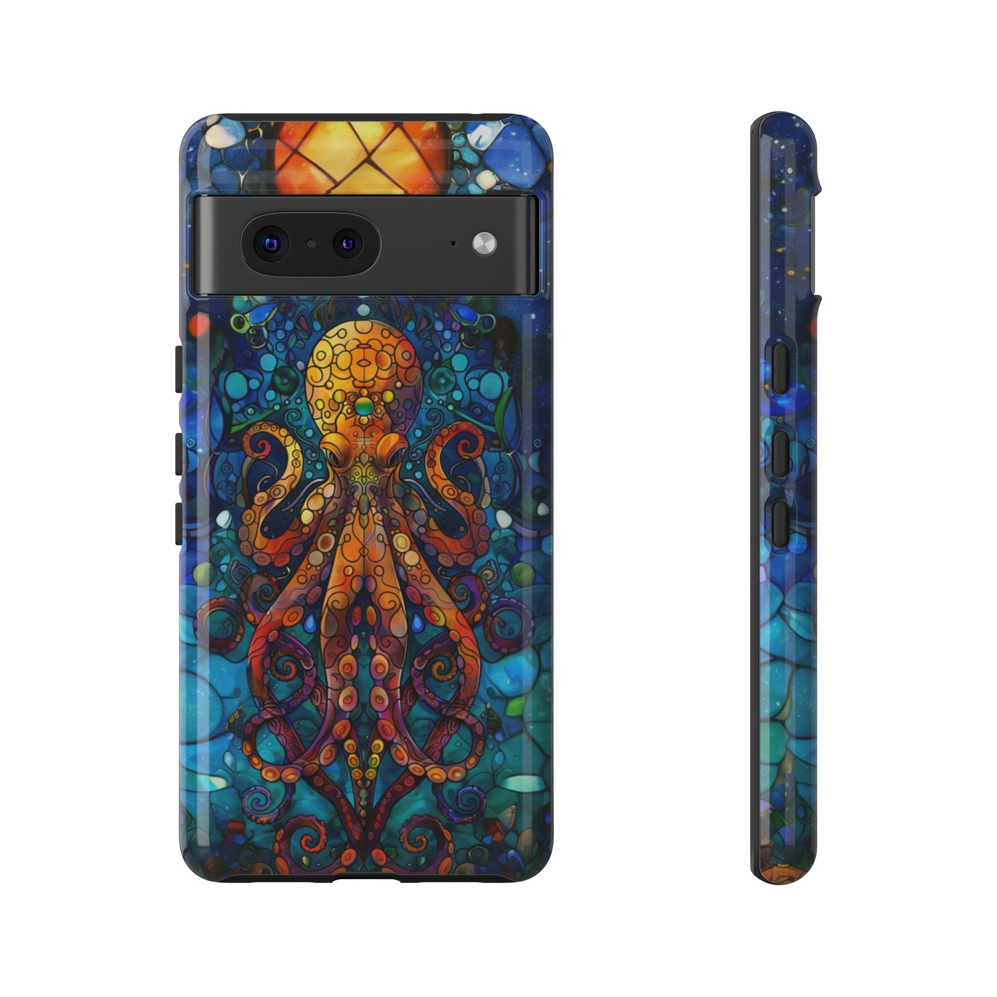 Octopus Stained Glass Undersea Magic Phone Case