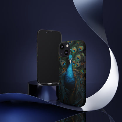 Peacock Feathers iPhone Case - A Timeless Symbol of Elegance for Google Pixel, iPhone, and Samsung Cases