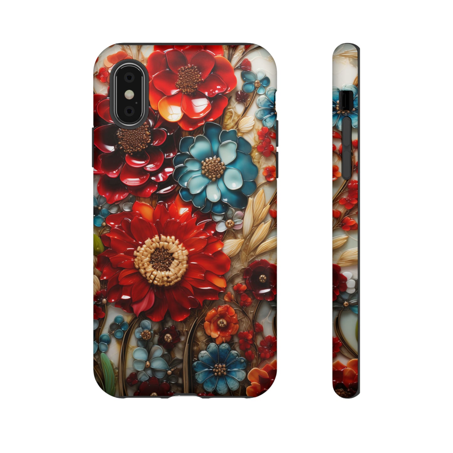 floral pattern cover for iPhone 13