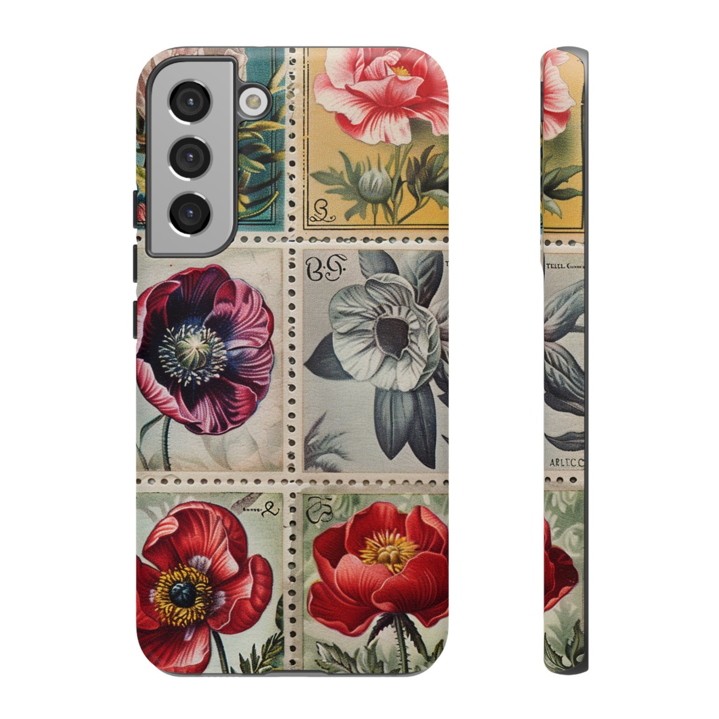 Vintage Floral Stamps Phone Case