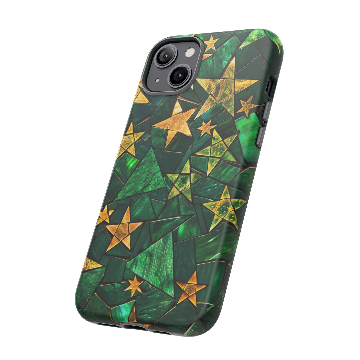 Green Celestial Stained Glass Mosaic Phone Case