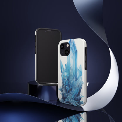 Healing Blue Crystal iPhone Case | Embrace Calmness and Serenity in a Stylish Package