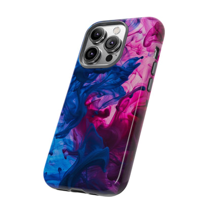 Magenta and Blue Color Explosion Phone Case