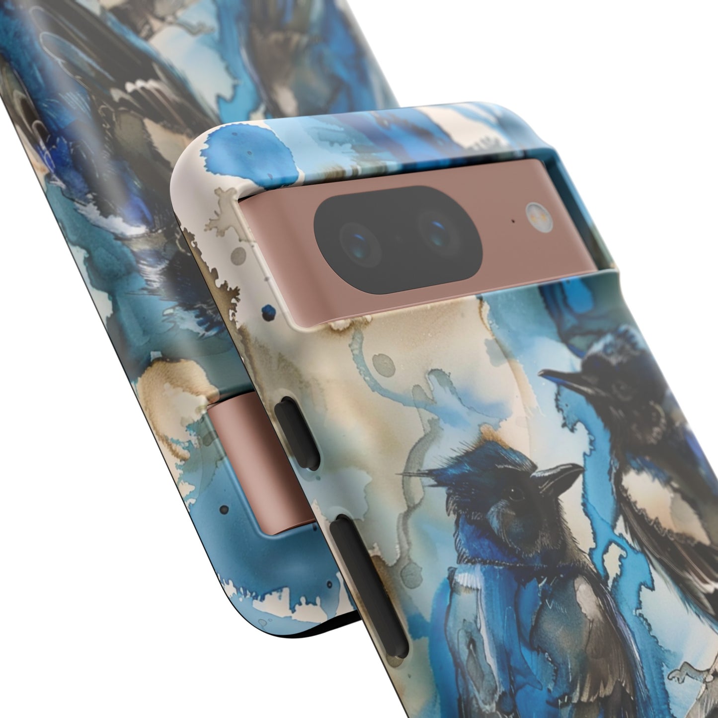 Blue Bird Watercolor Phone Case