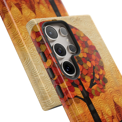 Autumn iPhone Case, Forest Embroidered Style Phone Case