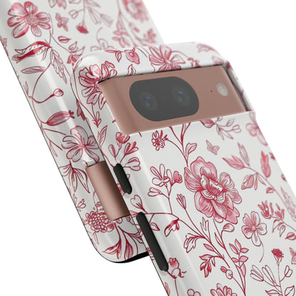 Pink Floral Wildflower Phone Case