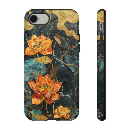 Chiyogami Floral Scroll Work Phone Case