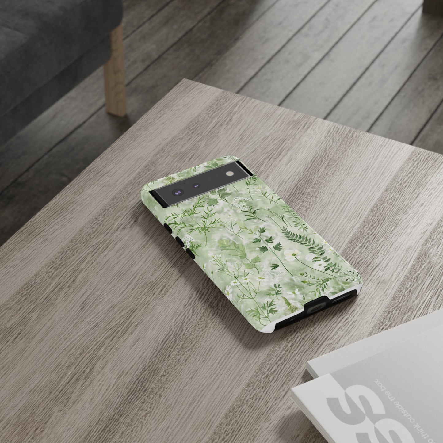 Floral Sage Green Wildflower Phone Case