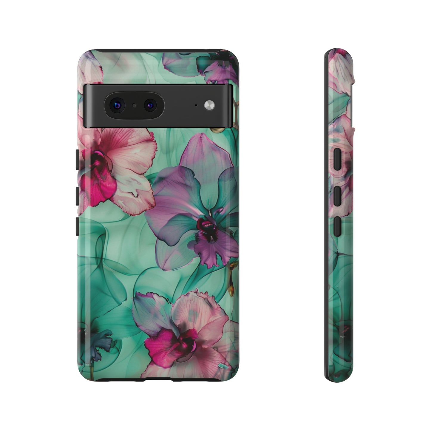 Watercolor Floral Orchids Phone Case