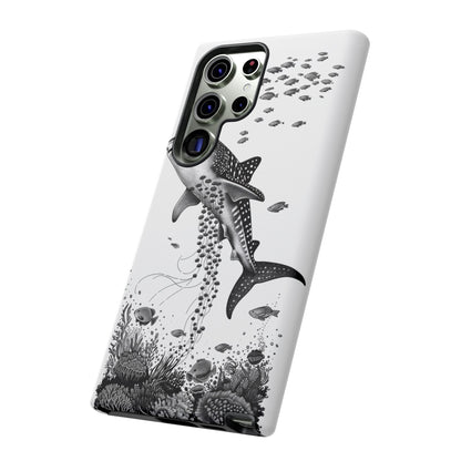 Whale Shark, Turtle, Manta Ray Phone Case