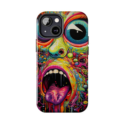 Trippy Hippie Acid Drop: Vibrant Swirls & Dazzling Colors | Tough iPhone Case