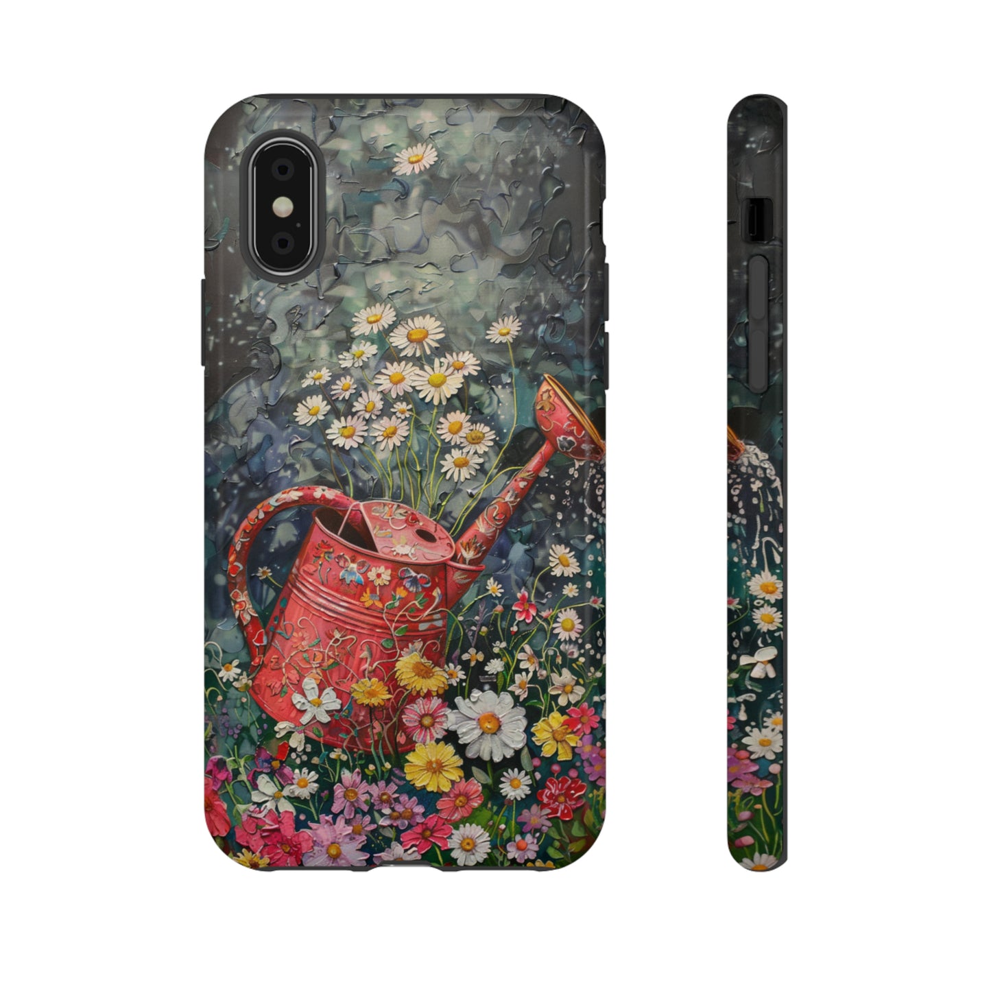 Flowers and Watering Can Floral Oil Painting Phone Case