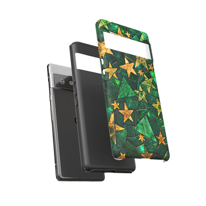 Green Celestial Stained Glass Mosaic Phone Case