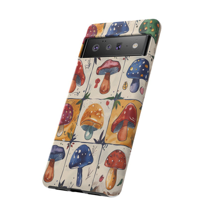 Trippy Magic Mushroom Toadstools Phone Case