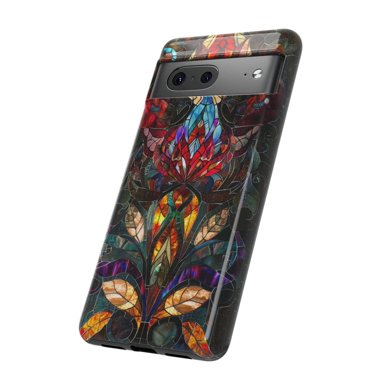 Art Deco Stained Glass floral Phone Case