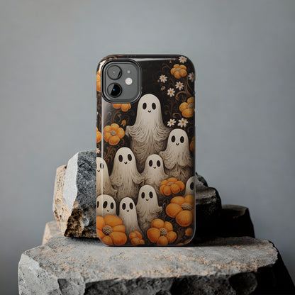 Ghostly Greetings: "Boo Trick or Treat" | Spooky Halloween Spirits iPhone Case