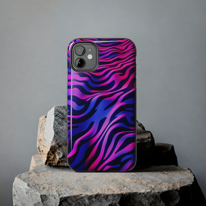 Wild Illusion: Trippy Tiger Stripes Mystique | Dynamic iPhone Case