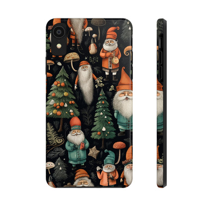 Vintage Santa Magic Mushroom Christmas Phone Case