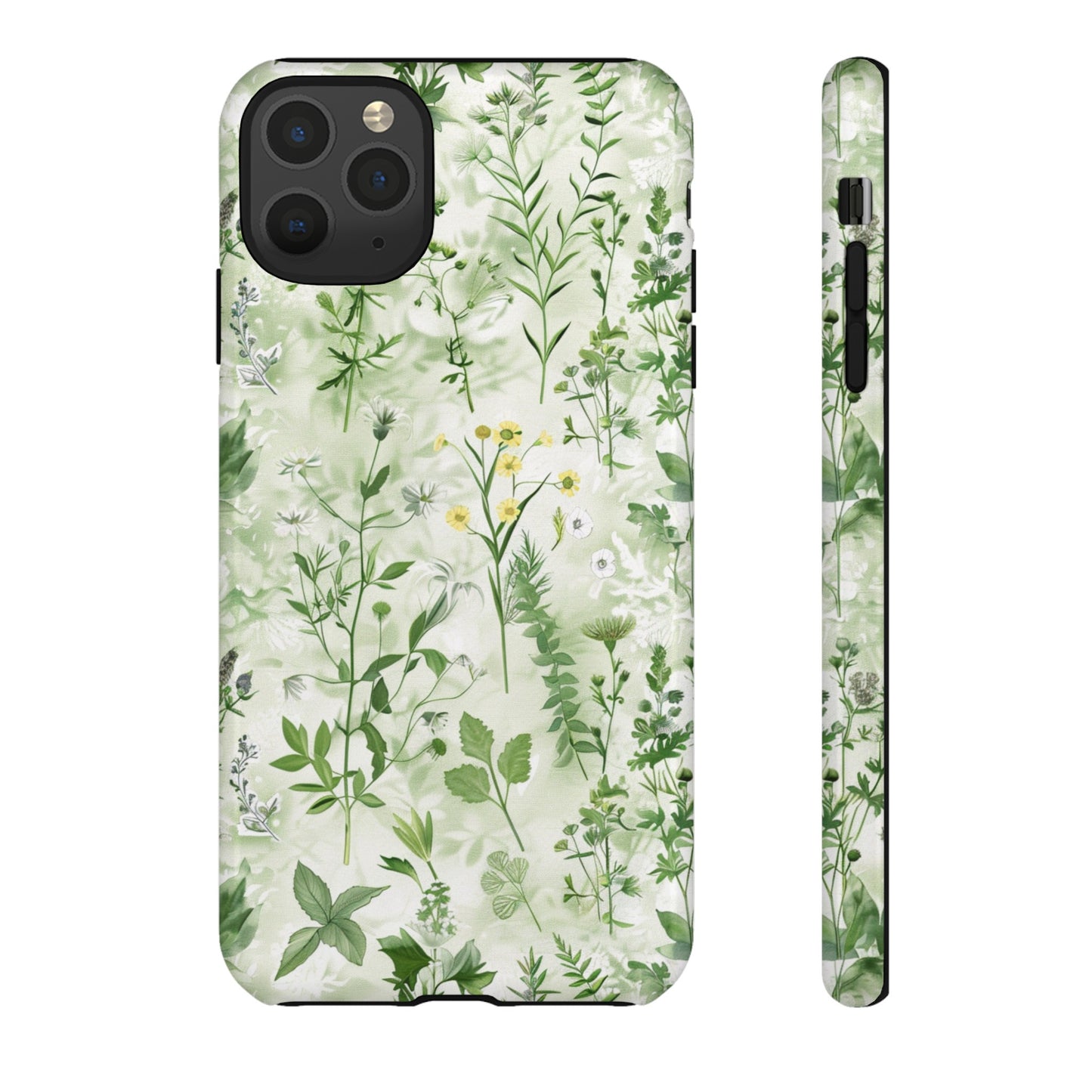 Floral Sage Green Wildflower Phone Case