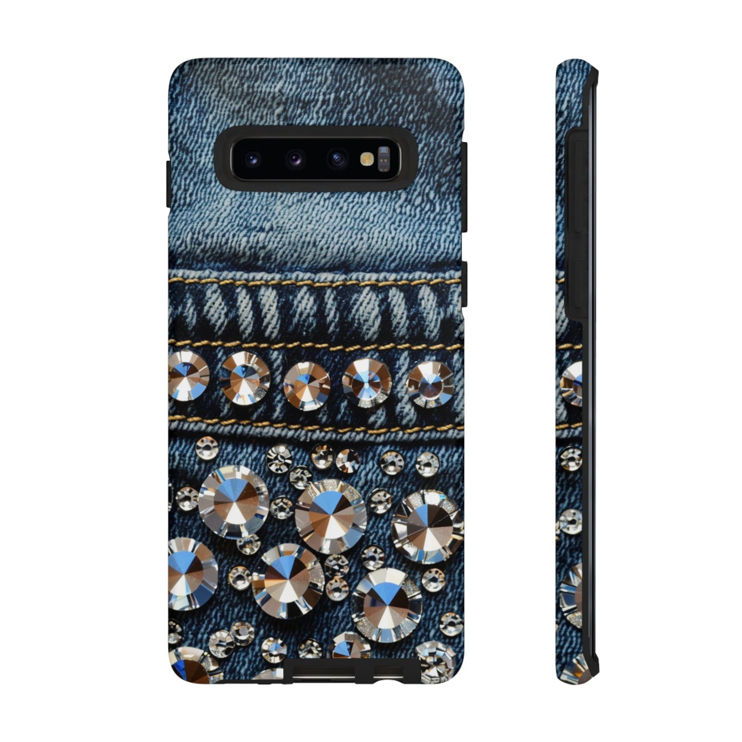 Blue Jean Queen Rhinestone Bling Phone Case