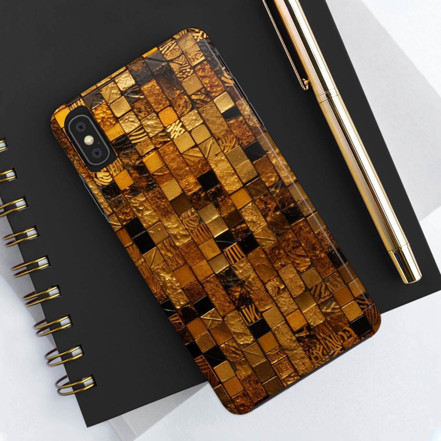 Golden Tile iPhone Case | Add Glamour and Elegance to Your Device