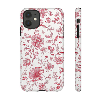 Pink Floral Wildflower Phone Case